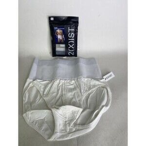 2XIST Shapewear Shape Form Slimming Contour Pouch Brief White Underwear Mens L